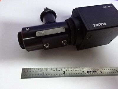 MICROSCOPE CAMERA PULNIX TM-7CN OPTICS AS PICTURED &Z4-05