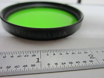 OPTICAL TIFFEN 62 mm GREEN FILTER LASER OPTICS AS IS BIN#L4-24