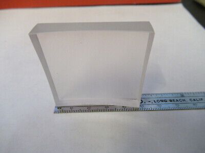 OPTICAL GLASS TRANSLUCENT CONCAVE PLANO RECTANGULAR LENS AS PICTURED #W8-FT-17