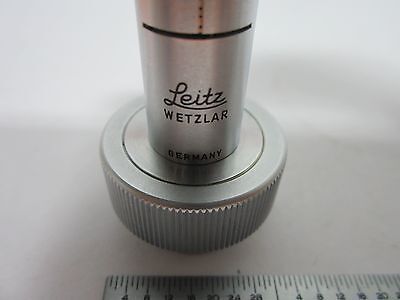 RARE MICROSCOPE OBJECTIVE LEITZ WETZLAR GERMANY 10X OPTICS BIN#J6-32