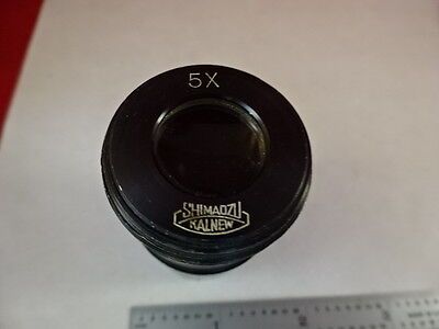 MIKROSKOPTEIL Okular Okular 5x SHIMADZU JAPAN OPTICS AS IS BIN#P1-C-28