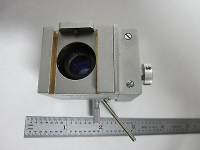 REICHERT AUSTRIA NOMARSKI POL IM INSERT OPTICS MICROSCOPE AS IS BIN#58-25