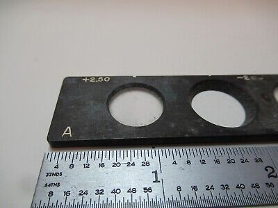 FOR PARTS ANTIQUE MICROSCOPE PART SLIDE "A" RARE UNKNOWN AS PICTURED &16-B-85