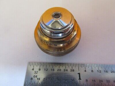 ANTIQUE ERNST LEITZ WETZLAR OBJECTIVE 4mm MICROSCOPE PART AS PICTURED &A3-B-84