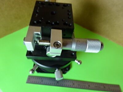 SIGMA KOKI ROTATABLE OPTICAL LASER STAGE MICROMETER PRO OPTICS AS IS #L5-B-10