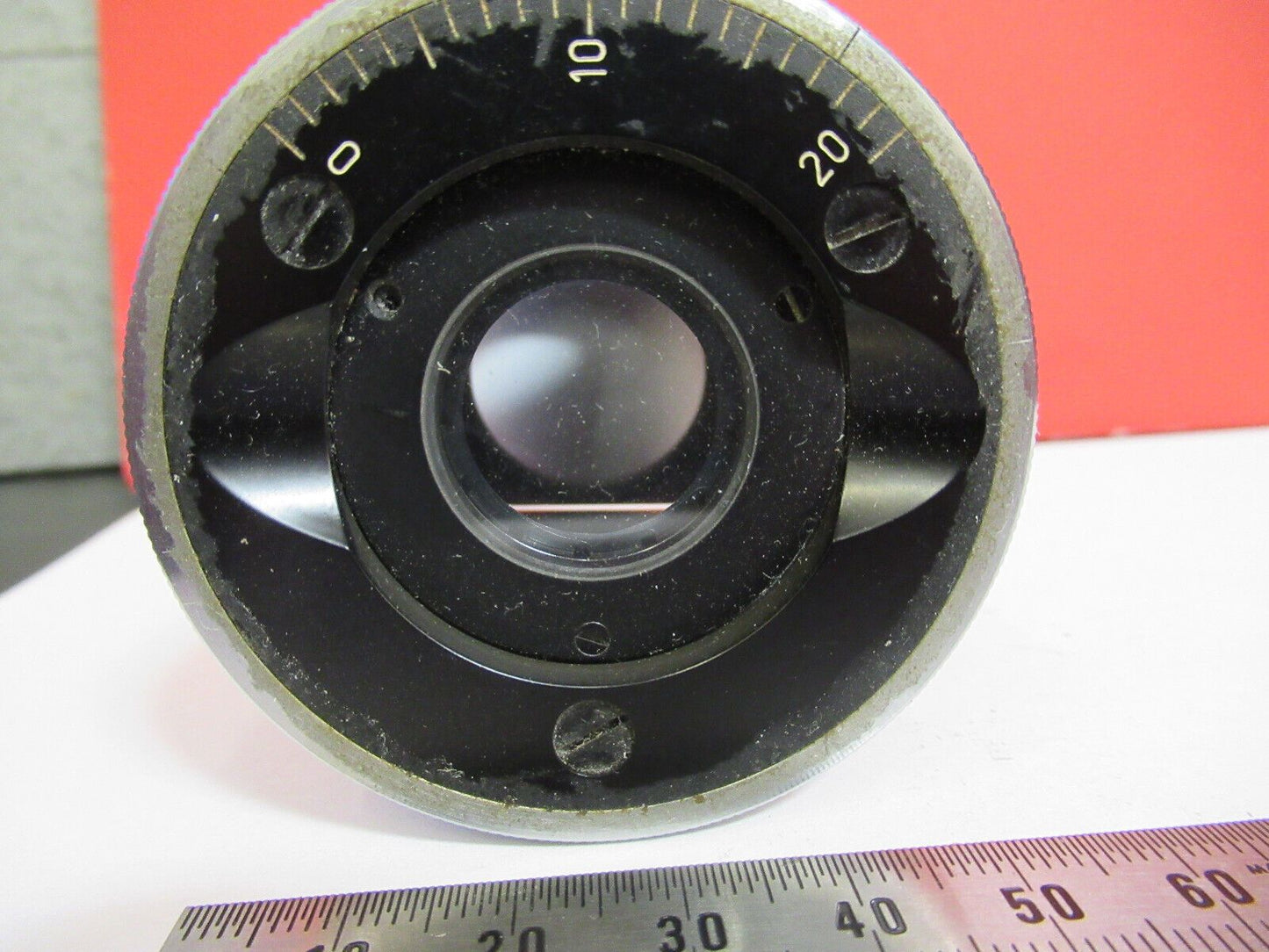 CARL ZEISS GERMANY STANDARD IRIS ILLUMINATOR MICROSCOPE PART AS PICTURED Q2-89