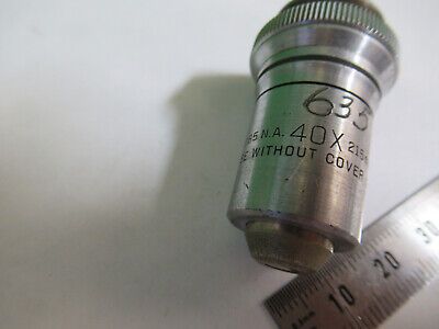 BAUSCH LOMB 40X OBJECTIVE LENS OPTICS MICROSCOPE PART AS PICTURED &R9-A-27