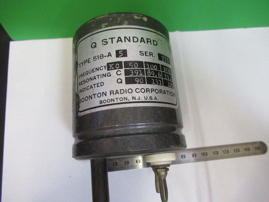 BOONTON RADIO Q FACTOR STANDARD CALIBRATION INDUCTANCE AS PICTURED &z1-a-210