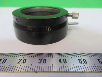 FOR PARTS ZEISS GERMANY POL POLARIZER OPTICS MICROSCOPE PART AS PICTURED W9-B-49