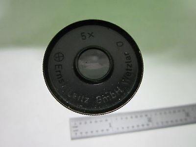 MIKROSKOPTEIL Okular ERNST LEITZ DEUTSCHLAND 5X OPTICS BIN#U8-08