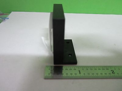 OPTICAL MICROSCOPE MOUNTED BI CONVEX LENS or LASER OPTICS BIN#V3-13