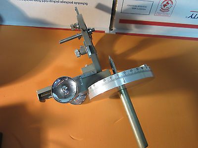 GONIOMETER PART X-RAY DIFFRACTION OR OPTICS SAMPLE HOLDER WITH MICROMETER BIN#16