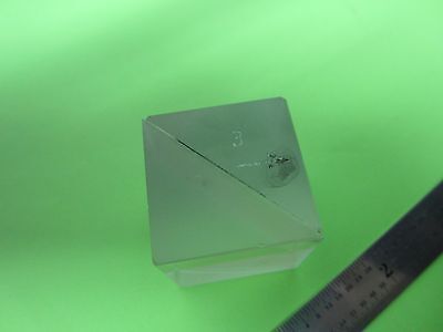 OPTICAL BEAM SPLITTER [chipped on corner] LASER OPTICS BIN#8Y-94