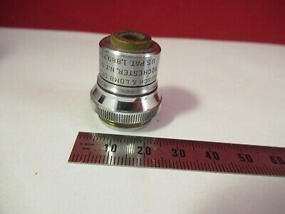 VINTAGE BAUSCH LOMB 215mm TL OBJECTIVE MCIROSCOPE PART AS PICTURED #12-A-36