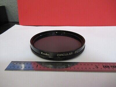 OPTICAL POLARIZER KENKO 63mm CIRCULAR PL OPTICS AS PICTURED &4B-A-32