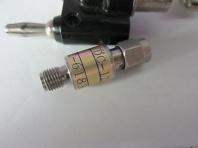 CONNECTOR BANANA BNC ELBOW and ATTENUATOR RF MICROWAVE OR DMM TESTER BIN#34-39