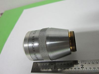 OPTICAL MICROSCOPE ERGOLUX 20X OBJECTIVE LEITZ GERMANY OPTICS AS IS BIN#3C-1-A