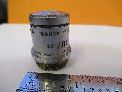 AO CAT 1019 OBJECTIVE 10X AMERICAN MICROSCOPE PART OPTICS AS PICTURED &85-B-114