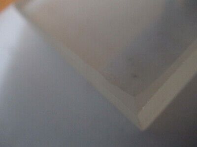 OPTICAL GLASS PLATE 4" x 3" x  5/8" BLOCK THICK OPTICS GLASS AS PICTURED F4-A-71