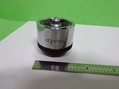 MICROSCOPE PART WILD HEERBRUGG SWISS EPI OBJECTIVE 20X OPTICS M20 AS IS #AF-02