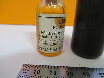 BAUSCH LOMB ANTIQUE CEDAR OIL FLASK MICROSCOPE PART AS PICTURED W3-B-23