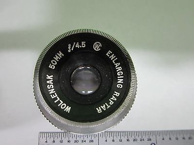 OPTICAL SCIENTIFIC LENS WOLLENSAK NEW YORK ENLARGING RAPTAR OPTICS BIN#S5-07