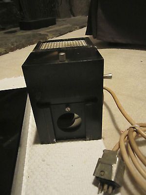 MICROSCOPE VICKERS ENGLAND PHOTOPLAN 4 OBJECTIVES LIGHT SOURCE NEEDS CLEANING