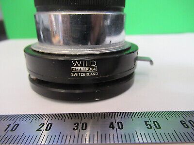 WILD HEERBRUGG SWISS M11 CONDENSER + IRIS MICROSCOPE PART AS PICTURED &Q9-A-08