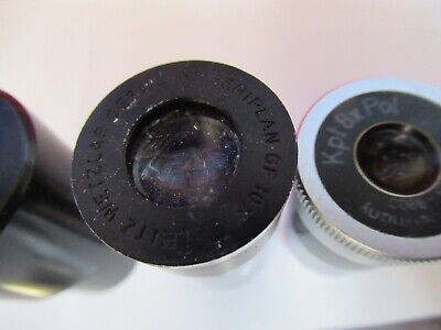 FOR PARTS LOT EYEPIECES AO ZEISS LEITZ OPTI MICROSCOPE PART AS PICTURED &Q1-A-78