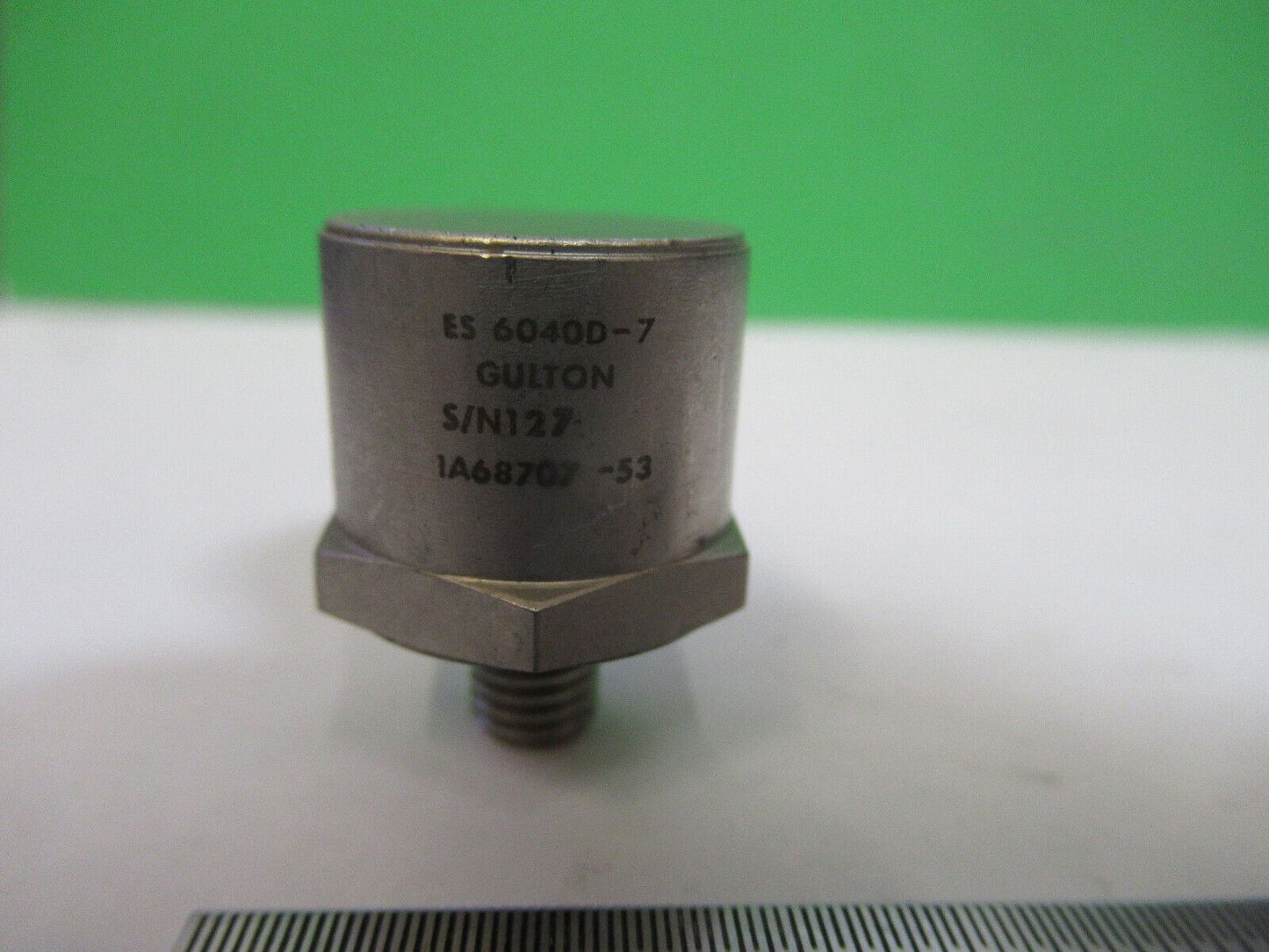 VINTAGE GULTON ES 6040-7 ACCELEROMETER VIBRATION SENSOR AS PICTURED &W4-A-20