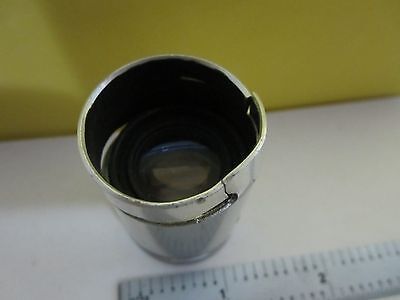 MICROSCOPE PART OBJECTIVE LEITZ ELMAR 2.8X [rough bent] OPTICS AS IS BIN#T9-15