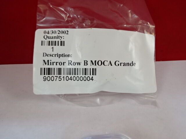 OPTICAL BK7 GLASS GOLD COATED MIRROR MOCA GRANDE LASER OPTICS AS IS #T8-70