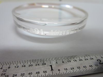 OPTICAL CONVEX CONCAVE LENS BK7 MIL SPEC LASER OPTICS AS IS BIN#G9-06