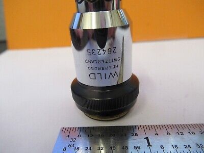 WILD HEERBRUGG SWISS PHASE PH 40X OBJECTIVE MICROSCOPE PART AS PICTURED #G1-A-40