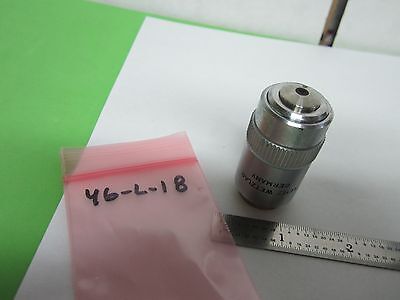 OPTICAL MICROSCOPE [dirty] LEITZ OBJECTIVE NPL 20X INFINITY OPTICS BIN#46-L-18