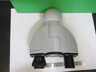 OPTICAL BINOCULAR ZEISS GERMANY HEAD MICROSCOPE PART AS PICTURED &A9-B-40