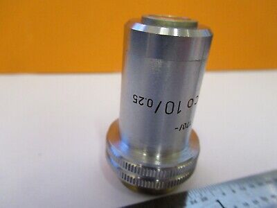 LEITZ GERMANY OBJECTIVE PHACO 10X /170 MICROSCOPE PART OPTICS AS PIC &A9-A-71