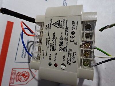 OMRON JAPAN S82K-05024 POWER SUPPLY 24V CONTROL SYSTEMS AS PICTURED &96-07