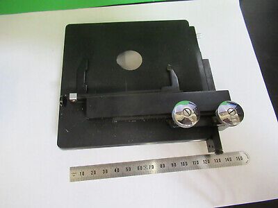 SPENCER AO XY STAGE TABLE VINTAGE MICROSCOPE PART AS PICTURED &3-C-05