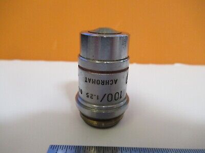 AMERICAN OPTICS AO 1079 ACHRO 100X OBJECTIVE MICROSCOPE PART AS PICTURED 1E-C-22