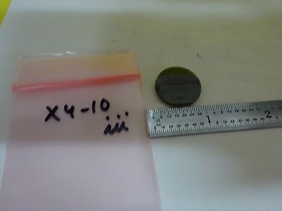 MICROSCOPE PART POLARIZER POL LENS FILTER OPTICS AS IS BIN#X4-10