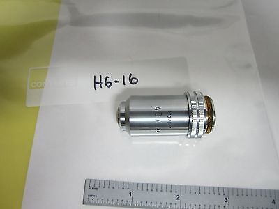 MICROSCOPE PART OBJECTIVE LEITZ GERMANY 40X OPTICS AS IS BIN#H6-16