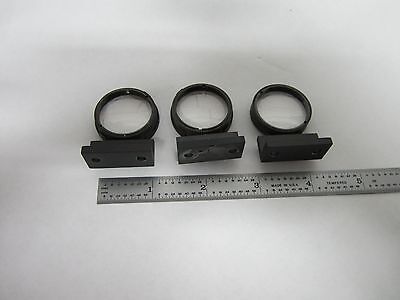 OPTICAL MICROSCOPE LOT 3 EA LENSES ZEISS PARTS OPTICS  BIN#L9-13