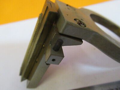 VICKERS UK ENGLAND CONDENSER STAGE HOLDER MICROSCOPE PART AS PICTURED P3-A-35