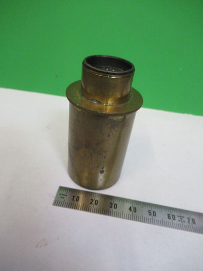 ANTIQUE BRASS ENGLAND RJ BECK UK EYEPIECE MICROSCOPE PART AS PICTURED W4-A-30