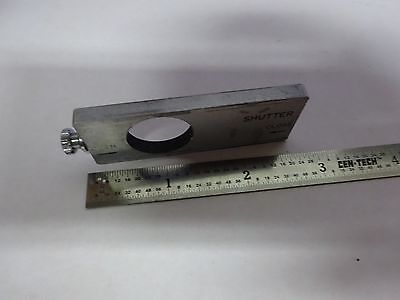 NIKON SHUTTER SLIDE OPTICS MICROSCOPE PART &IL-2-15