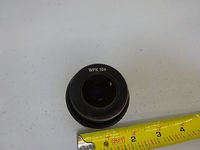 MICROSCOPE PART POLYVAR REICHERT EYEPIECE WPX 10X OPTICS AS IS BIN#P4-B-09