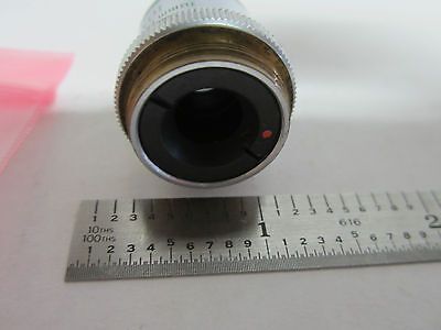 MICROSCOPE OBJECTIVE BAUSCH LOMB 10X OPTICS #12-04 BIN#12