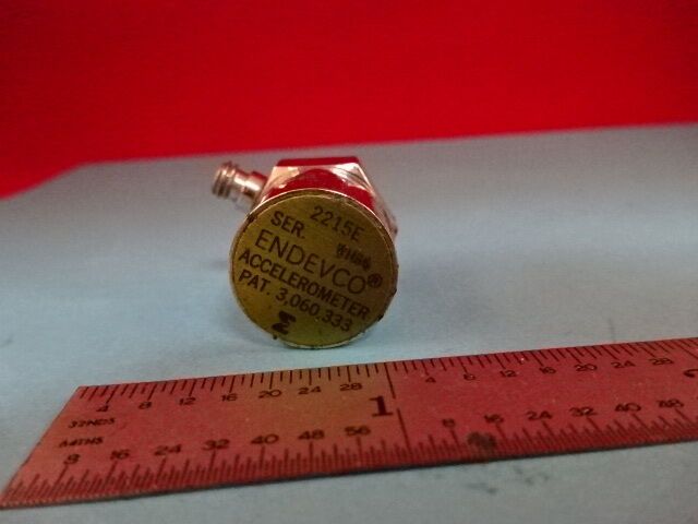 MEGGITT ENDEVCO ACCELEROMETER MODEL 2215E VIBRATION SENSOR AS IS #AV-16