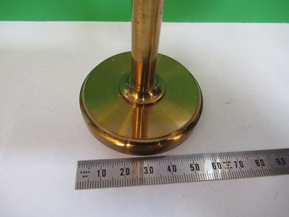 ANTIQUE BRASS MOUNTED LENS LONDON UK MICROSCOPE PART AS PICTURED 18-FT-10